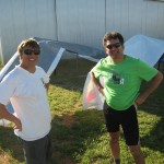 Grant and Atilla, two of the three slowes dudes in Manilla that day