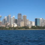 Sydney skyline from the harbour