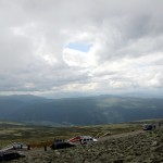 The clouds are starting to break up