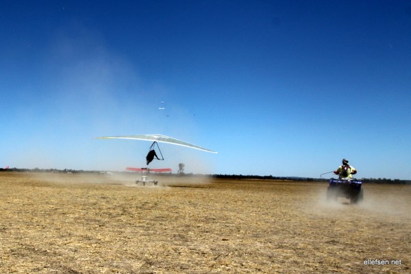And away in the dust